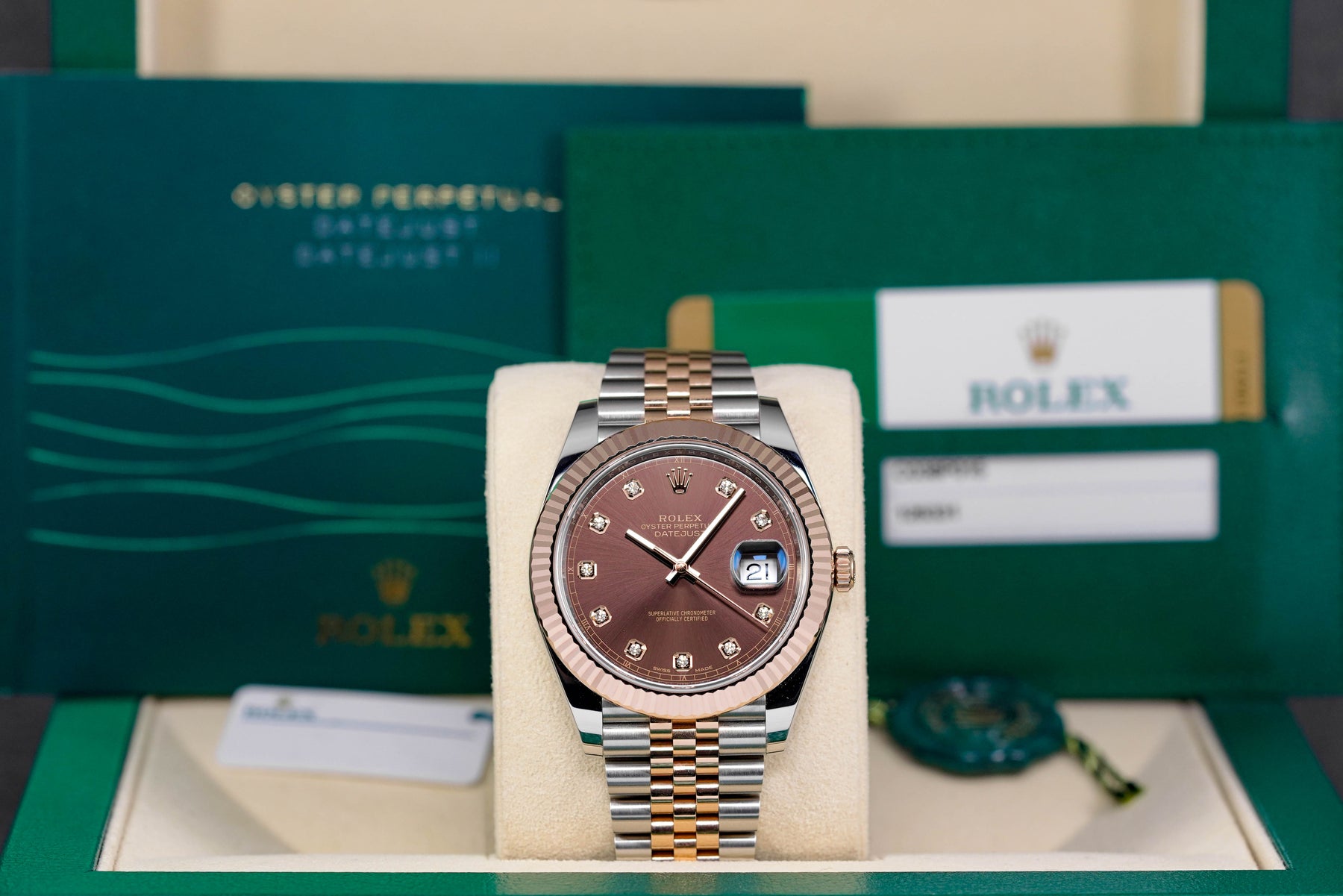 Harga Rolex Datejust 41 Choco Diamond Indonesia