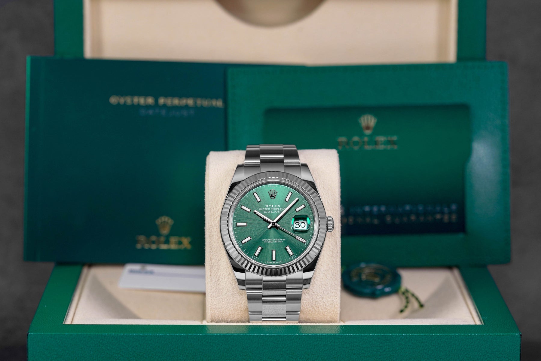 Harga Rolex Datejust 41 Mint Green Indonesia