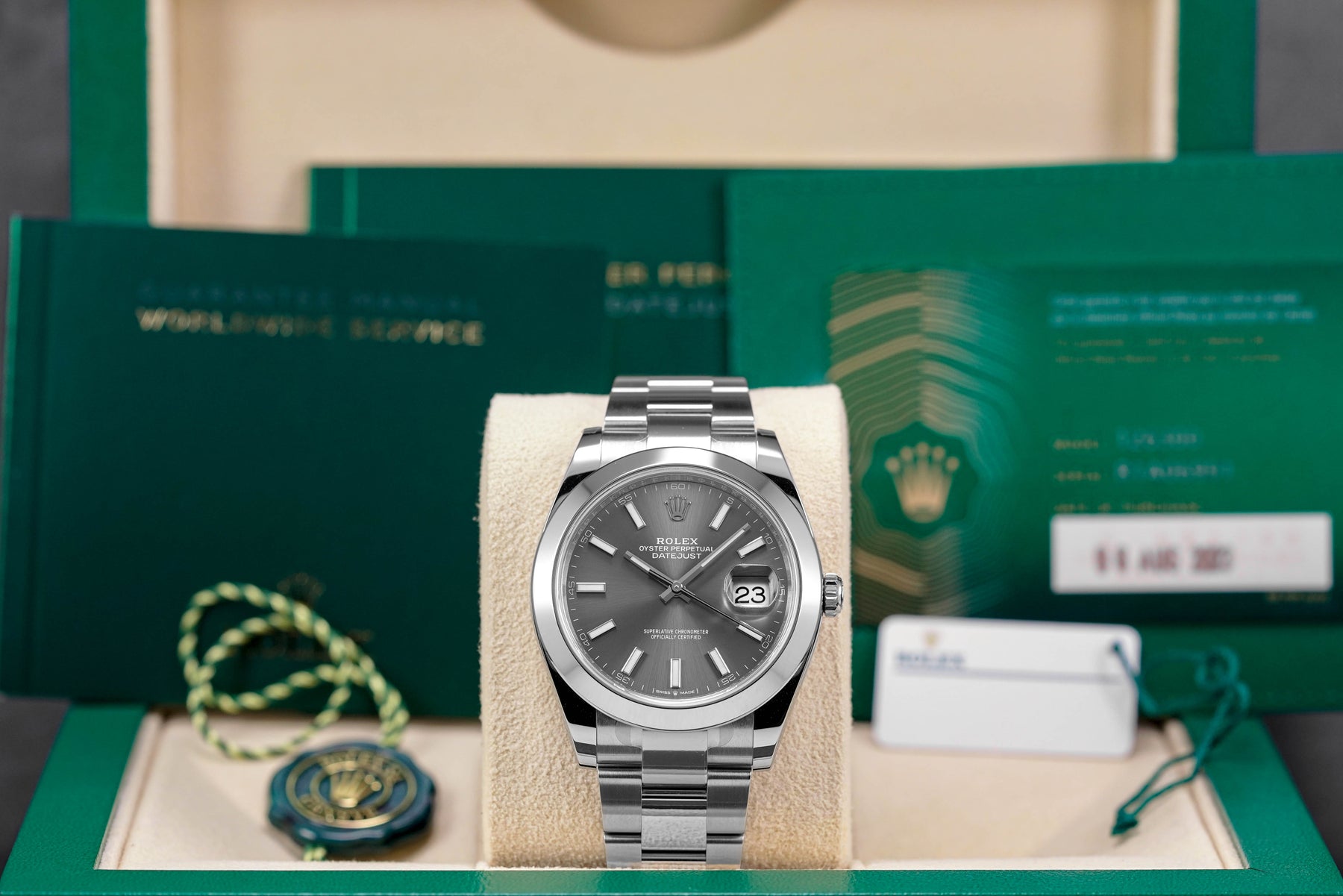 DATEJUST 41MM RHODIUM DIAL (2023)