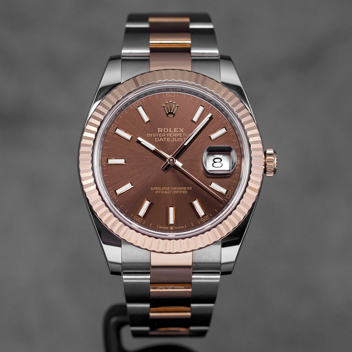 Harga Rolex Datejust 41 Twotone Rosegold Choco Indonesia