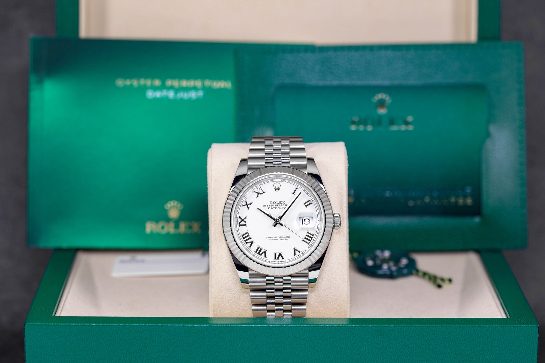 Harga Rolex Datejust 41 White Roman Indonesia