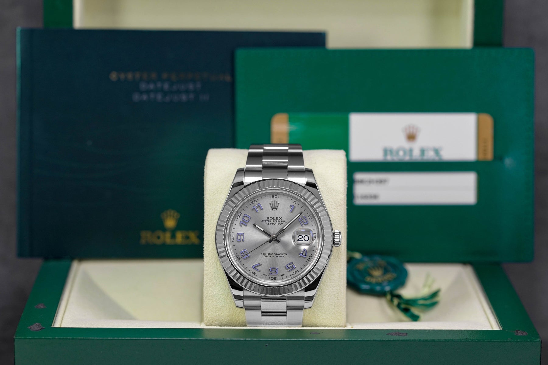Harga Rolex Datejust II Silver Arabic