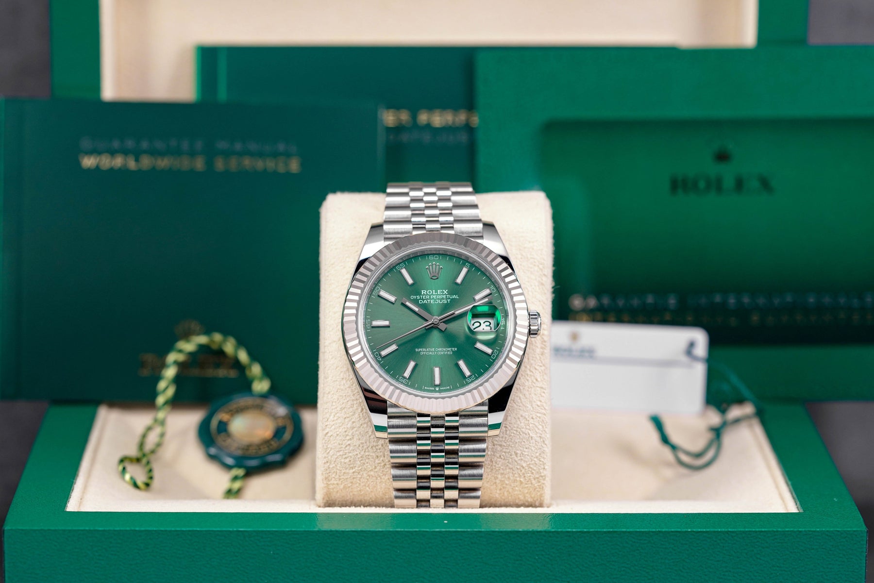 Harga Rolex Datejust Mint Green Indonesia