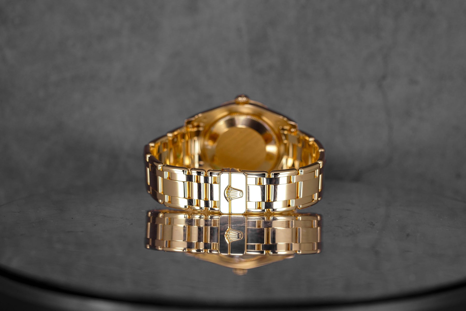 DATEJUST PEARLMASTER 34MM YELLOWGOLD 'DUST DREAM' MOP DIAMOND DIAL (WATCH ONLY)