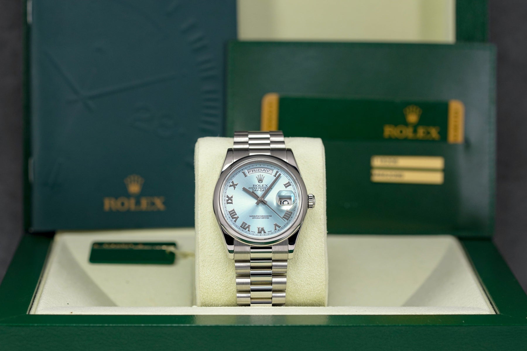 Harga Rolex Day Date 36 Ice Blue Roman Indonesia