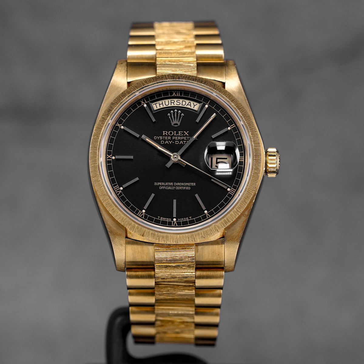 Harga Rolex Daydate 18078 Bark Finish Indonesia