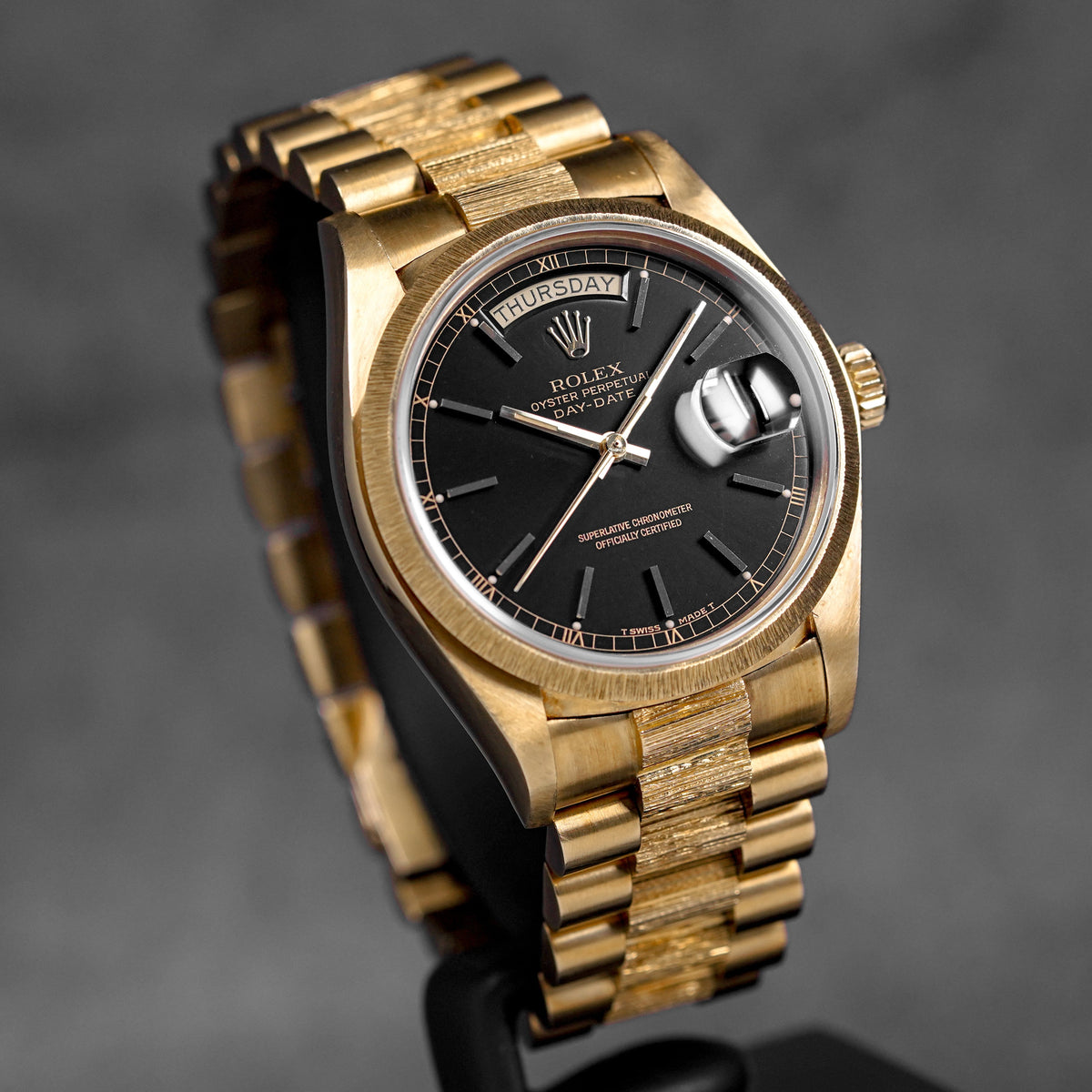 Harga Rolex Daydate 18078 Bark Finish Indonesia