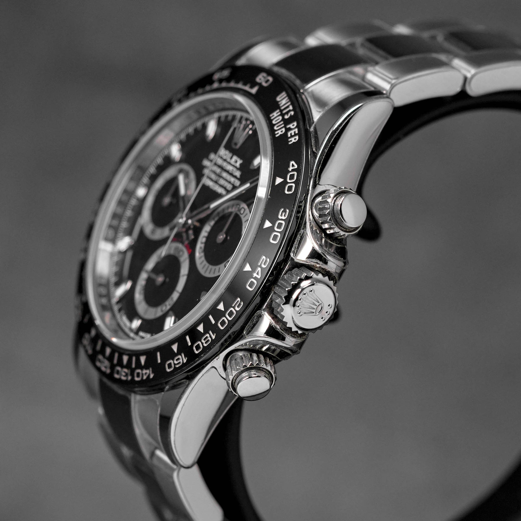 DAYTONA STEEL BLACK DIAL CERAMIC BEZEL (2017)