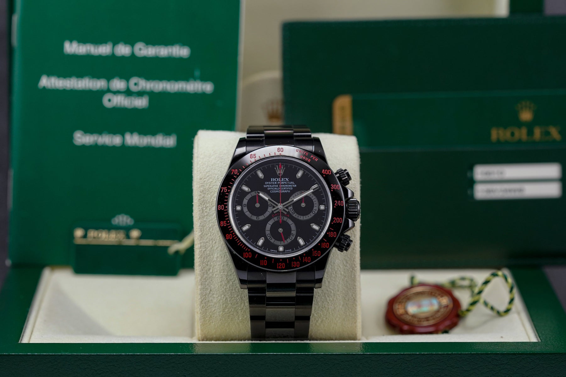 DAYTONA CUSTOM STEEL PVD BLACK DIAL (2013)