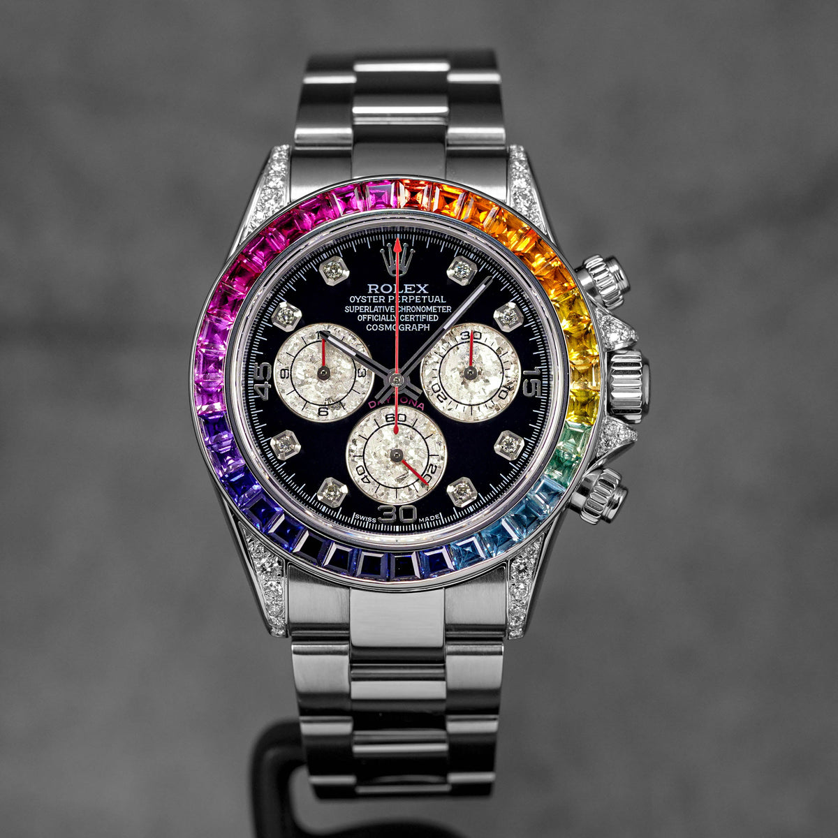 Harga Rolex Daytona Rainbow Black Indonesia