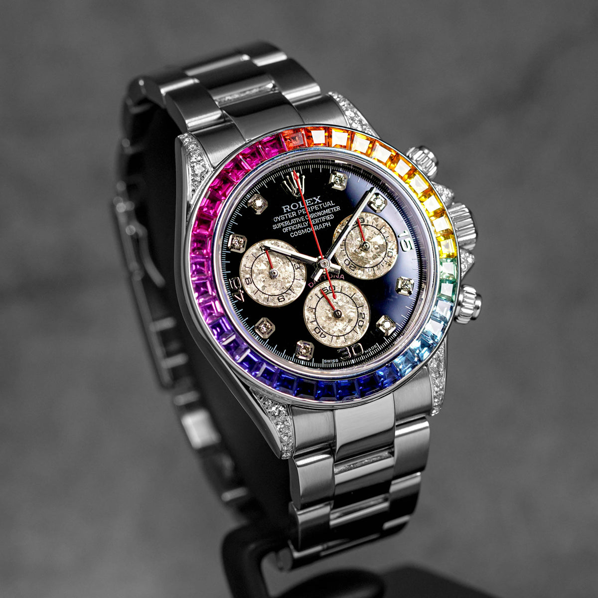 Harga Rolex Daytona Rainbow Black Indonesia