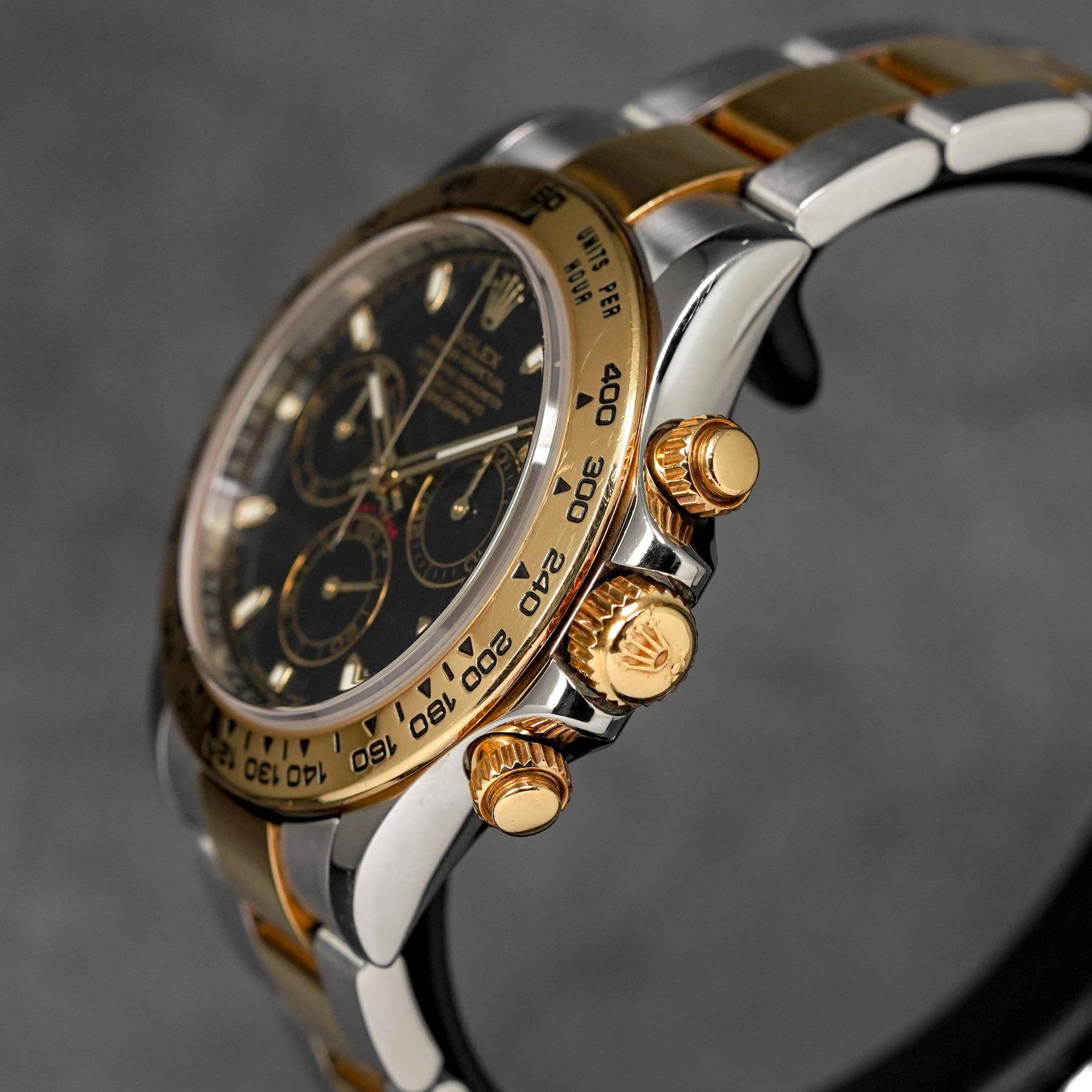 Harga Rolex Daytona Twotone Yellowgold Black Indonesia