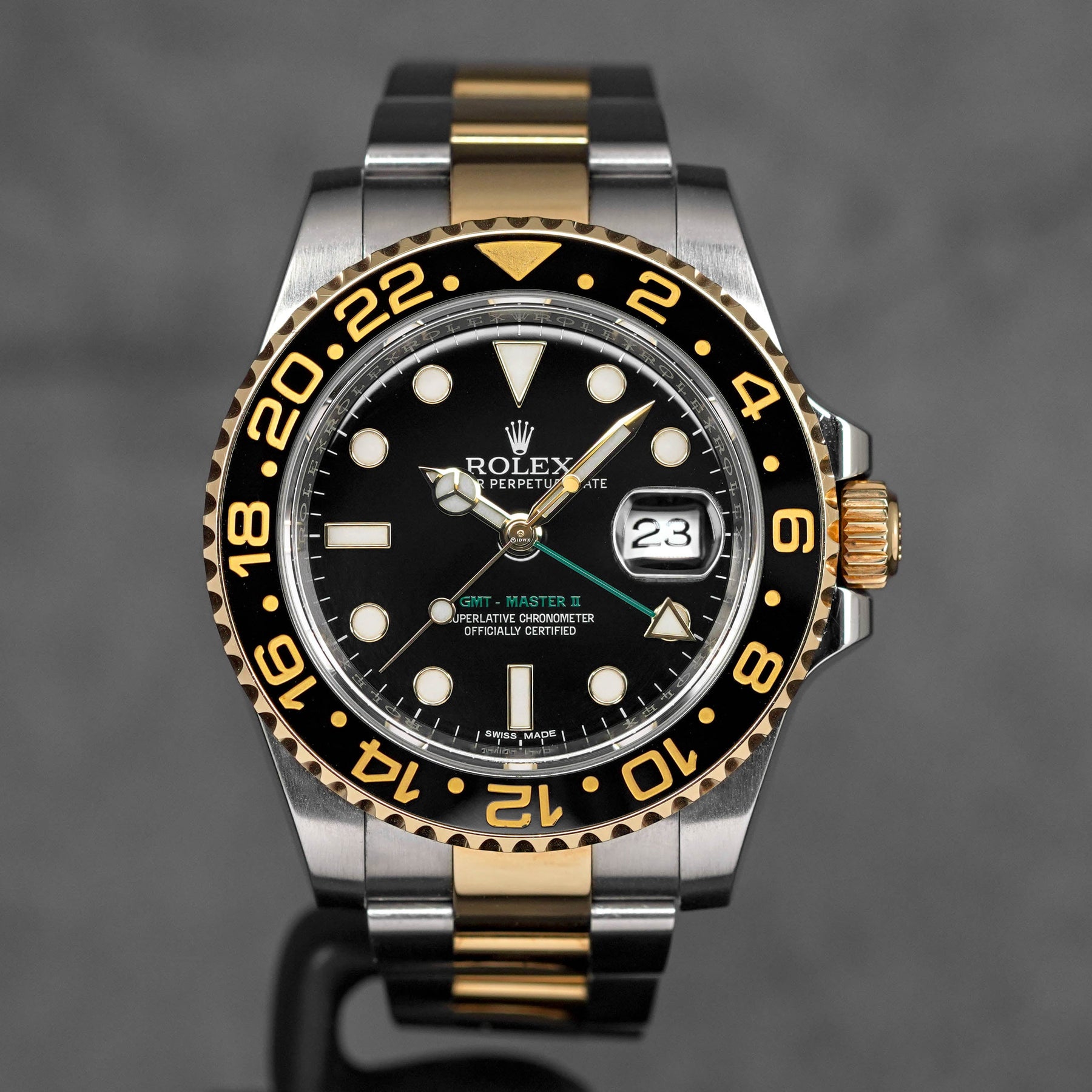 Harga Rolex GMT Master II Yellowgold Black Indonesia