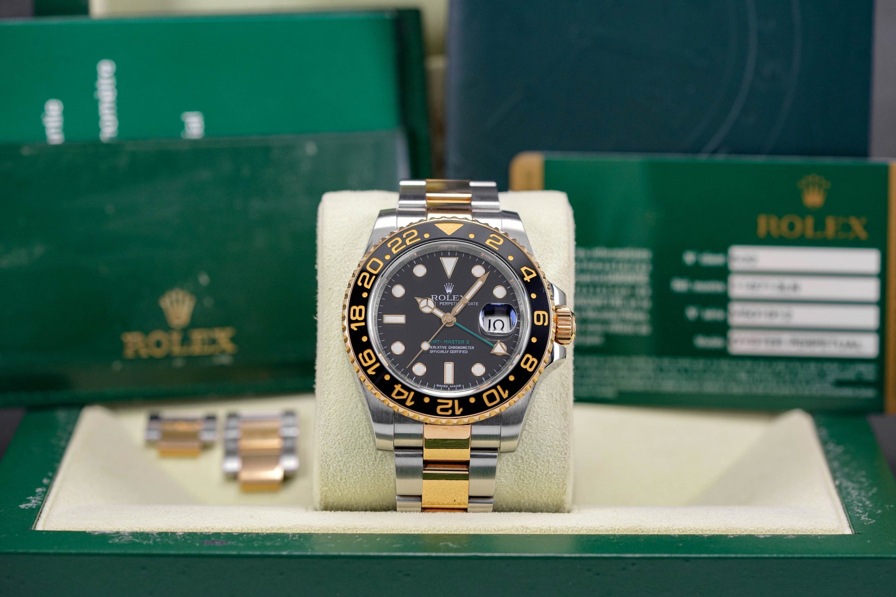 Harga Rolex GMT Master II Yellowgold Black Indonesia