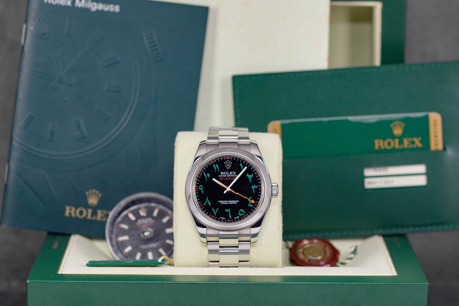 Harga Rolex Milgaus Black Arabic Indonesia