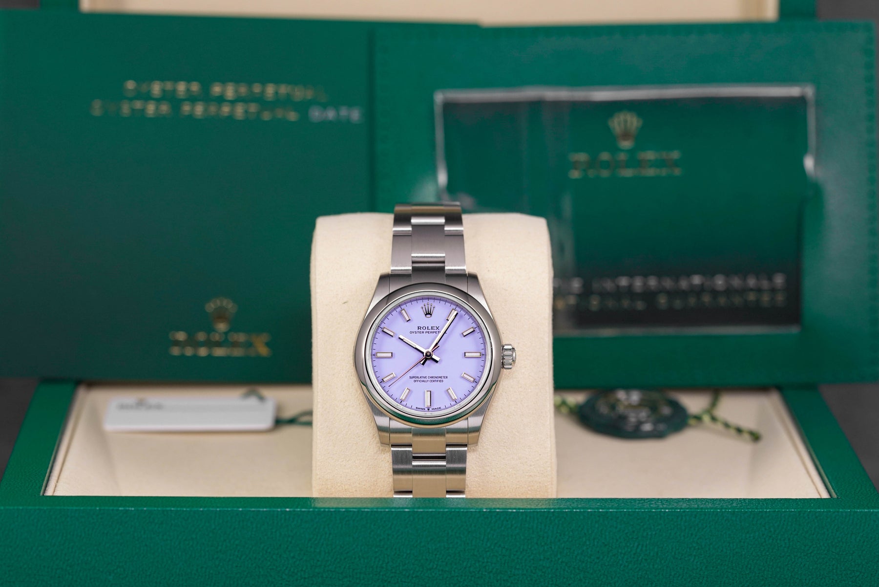 OYSTER PERPETUAL 31MM LAVENDER DIAL (2025)