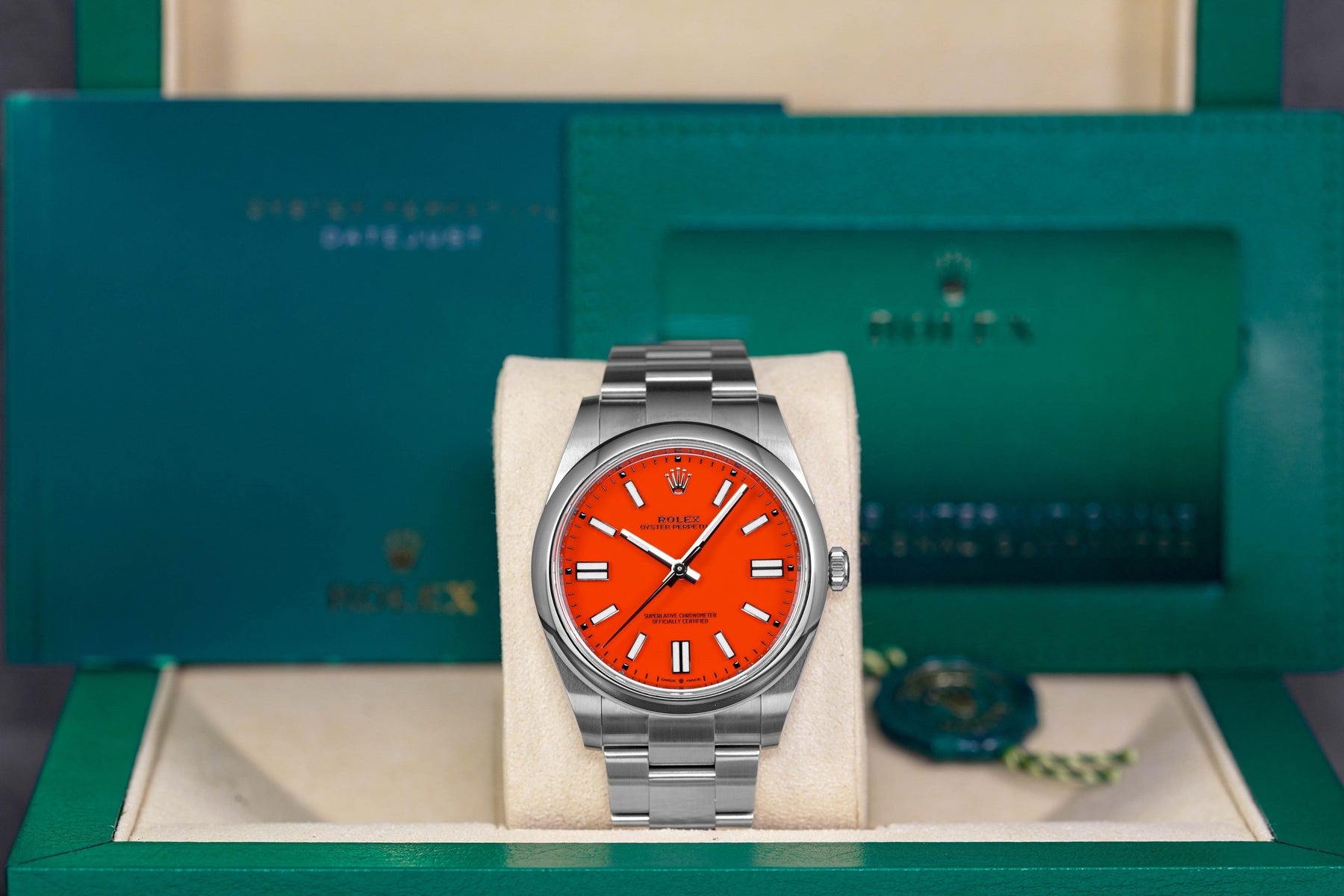 Harga Rolex Oyster Perpetual 41 Red Coral Indonesia