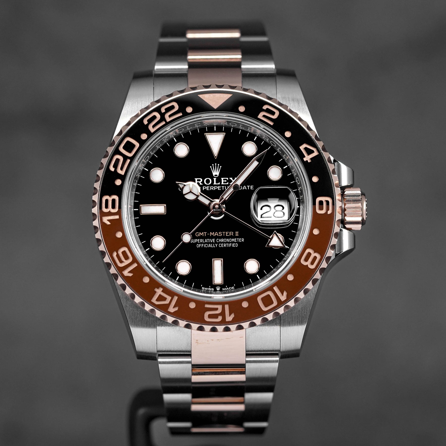 GMT MASTER-II TWOTONE ROSEGOLD ROOTBEER (2020)