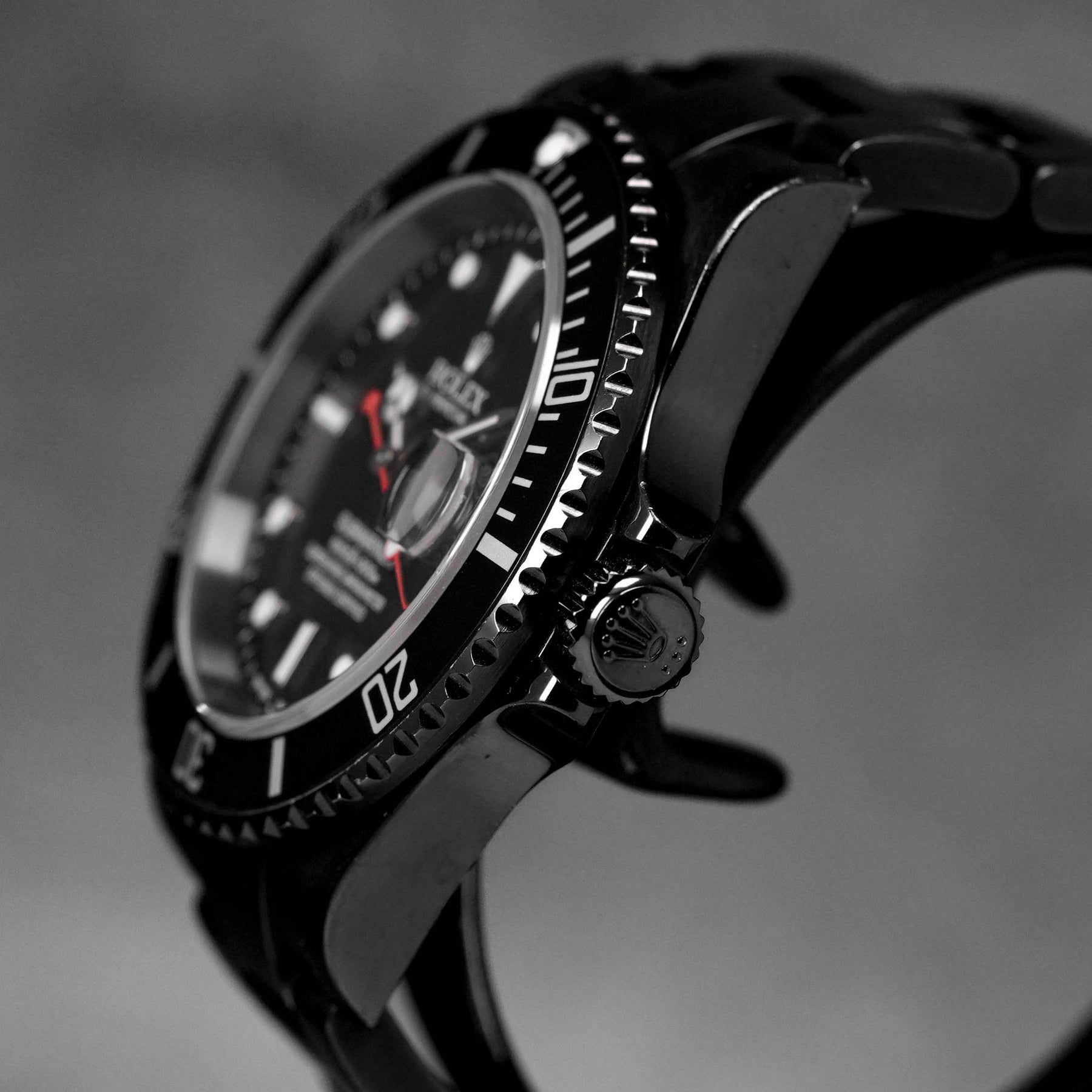 SUBMARINER DATE 40MM 16610 'F SERIES' CUSTOM BLACK PVD (WATCH ONLY)