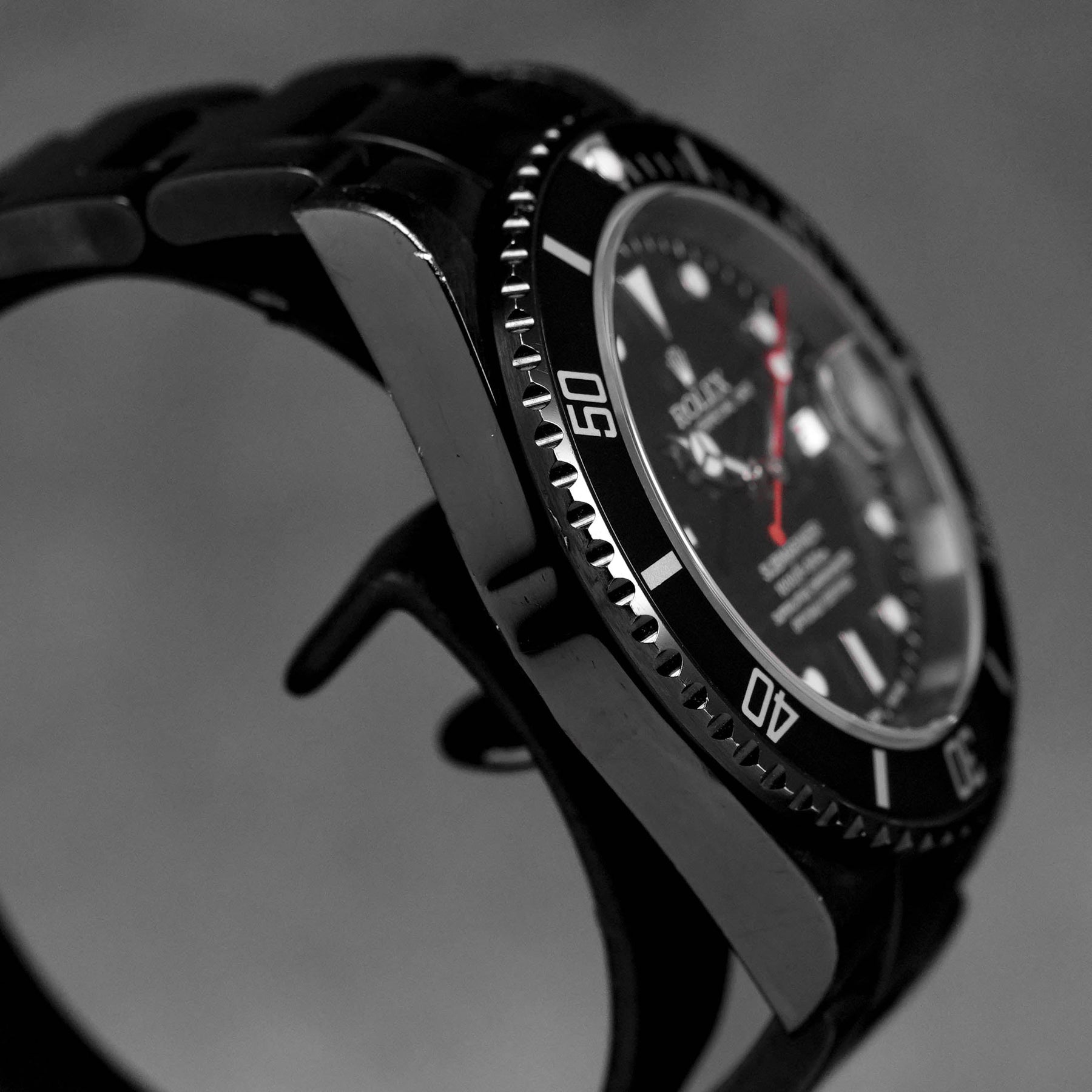 SUBMARINER DATE 40MM 16610 'F SERIES' CUSTOM BLACK PVD (WATCH ONLY)