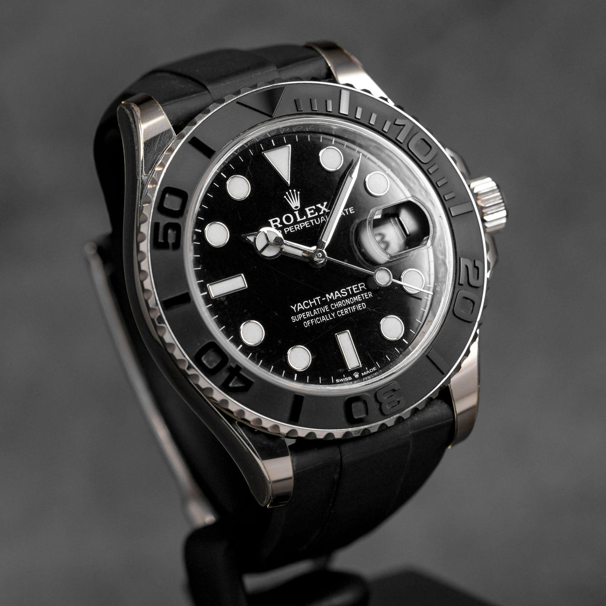 Harga Rolex Yacht Master 42 Oysterflex Whitegold Indonesia