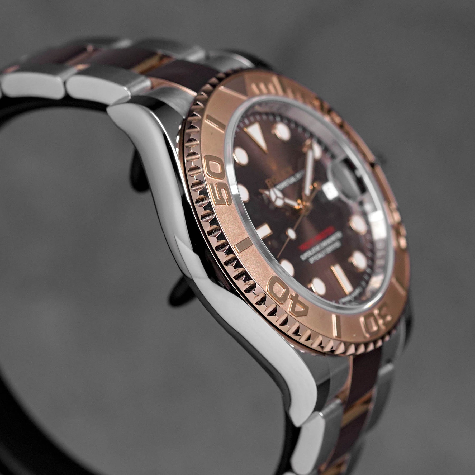 YACHT-MASTER 40MM TWOTONE ROSEGOLD CHOCO DIAL (2018)