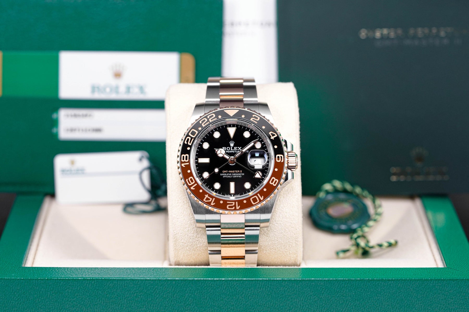 GMT MASTER-II TWOTONE ROSEGOLD ROOTBEER (2019)