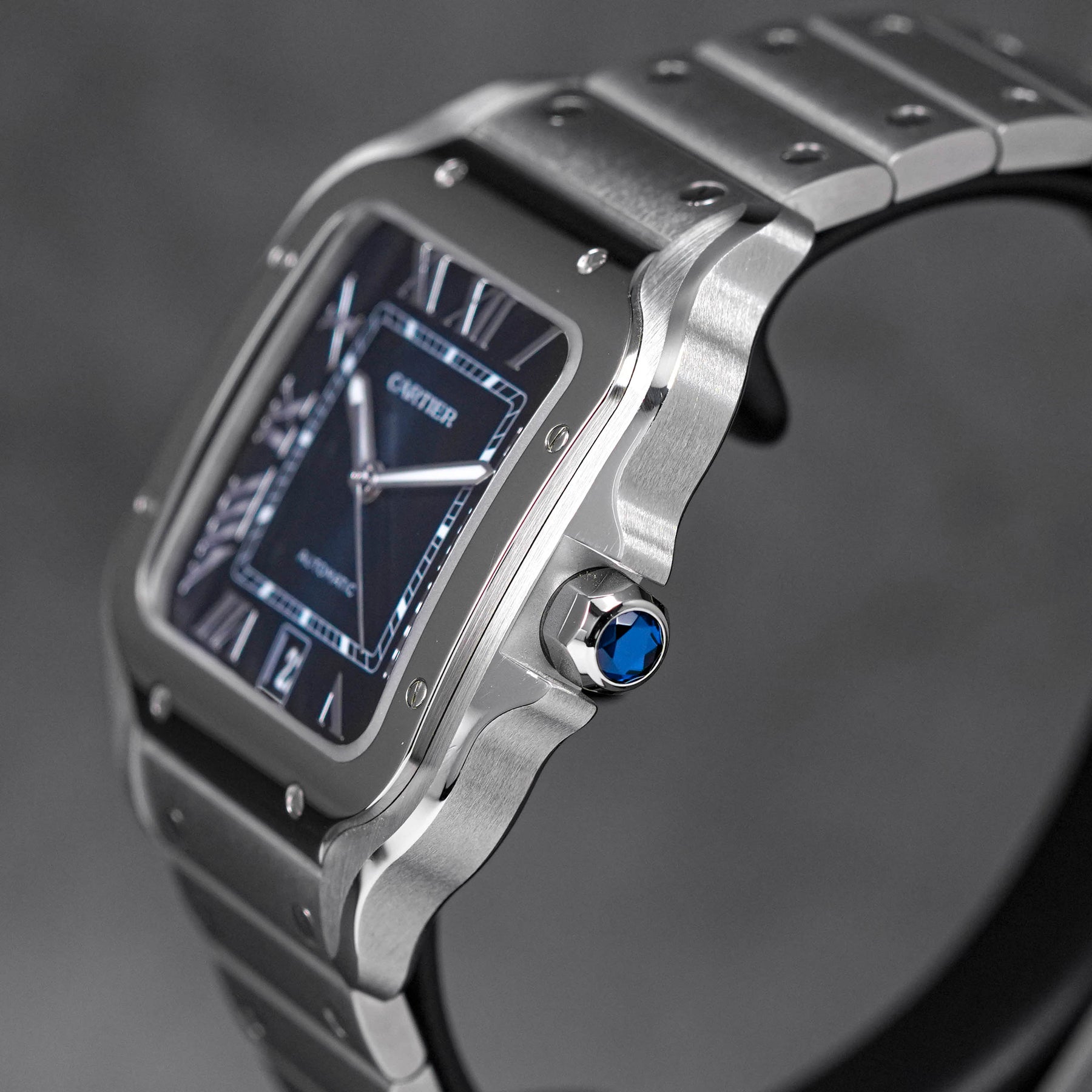 SANTOS DE CARTIER L BLUE DIAL (2022)