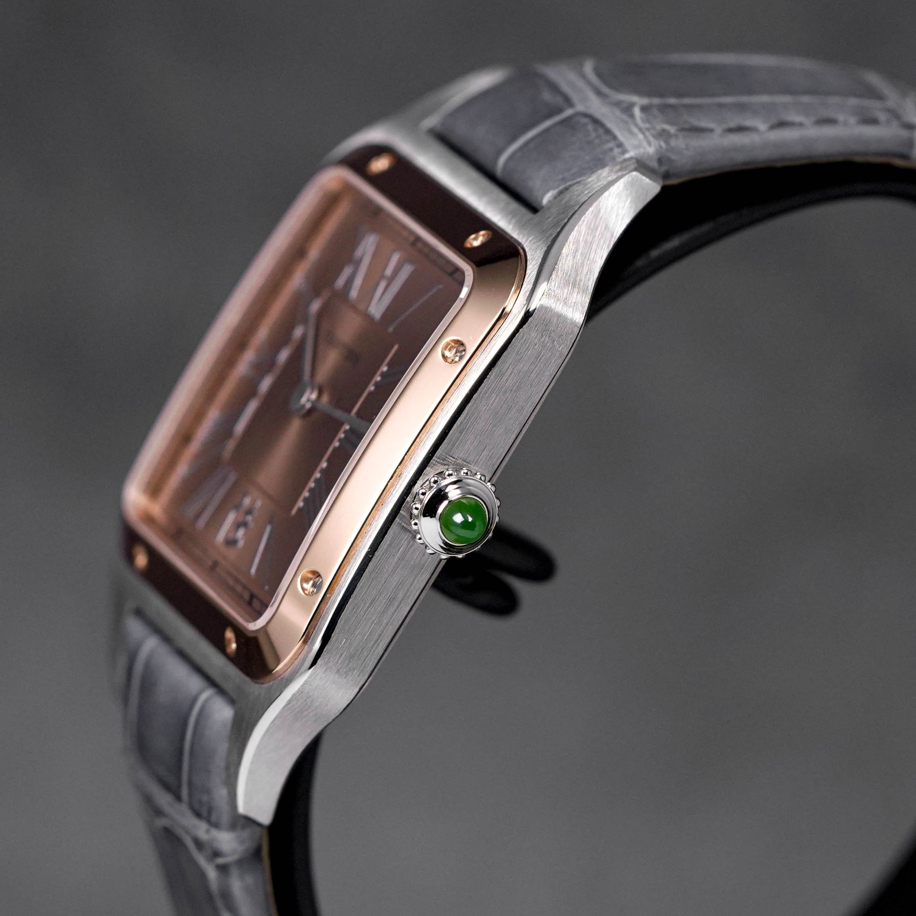 SANTOS DUMONT L TWOTONE ROSEGOLD SALMON DIAL CHINA SPECIAL EDITION (2023)