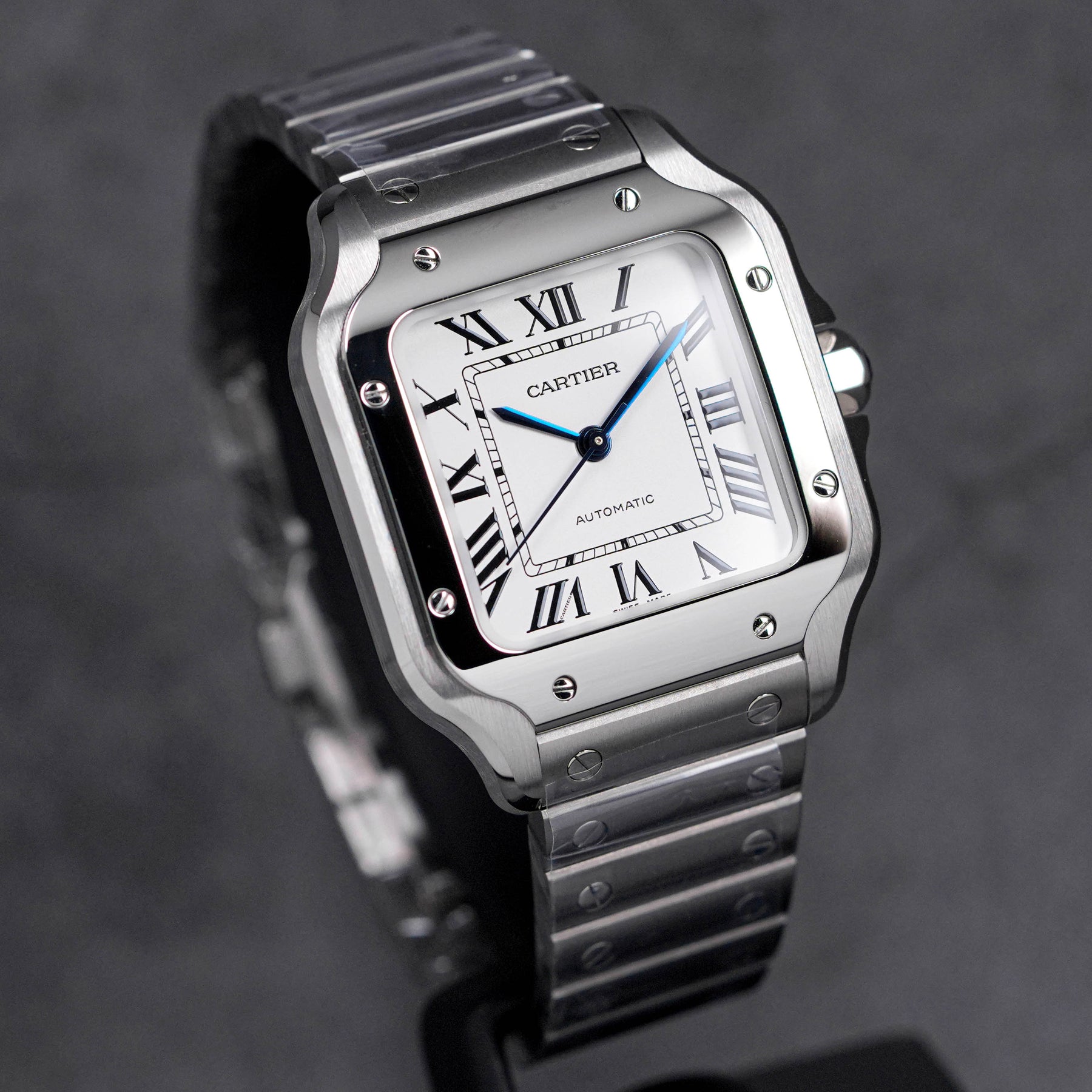 SANTOS DE CARTIER M WHITE DIAL (2023)