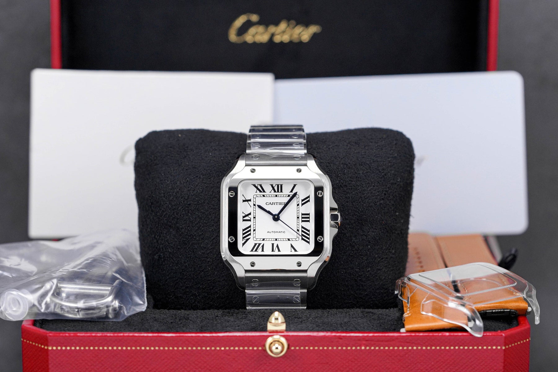 SANTOS DE CARTIER M WHITE DIAL (2023)