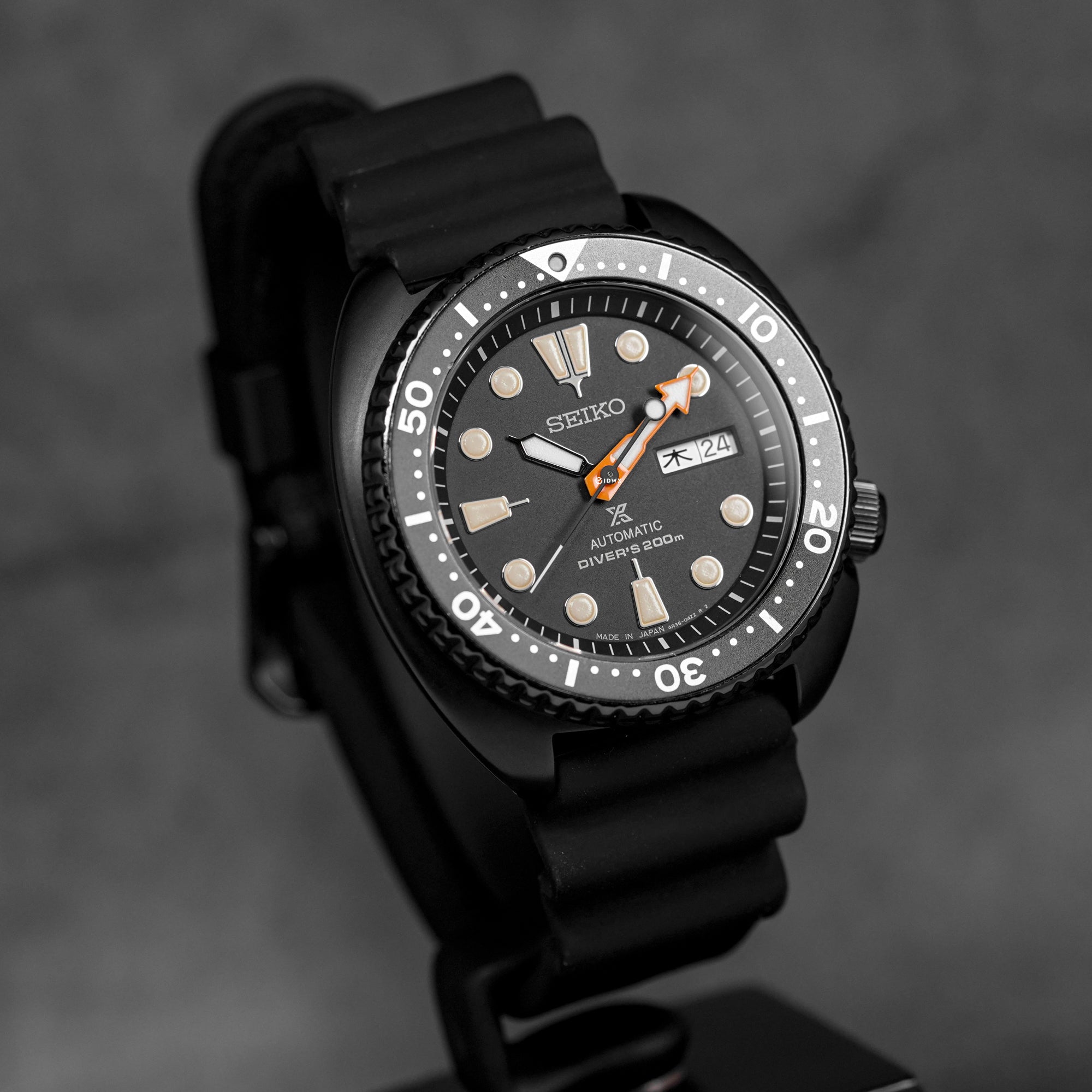 PROSPEX DIVER BLACK JDM 'NINJA TURTLE' LIMITED EDITION (UNDATED)