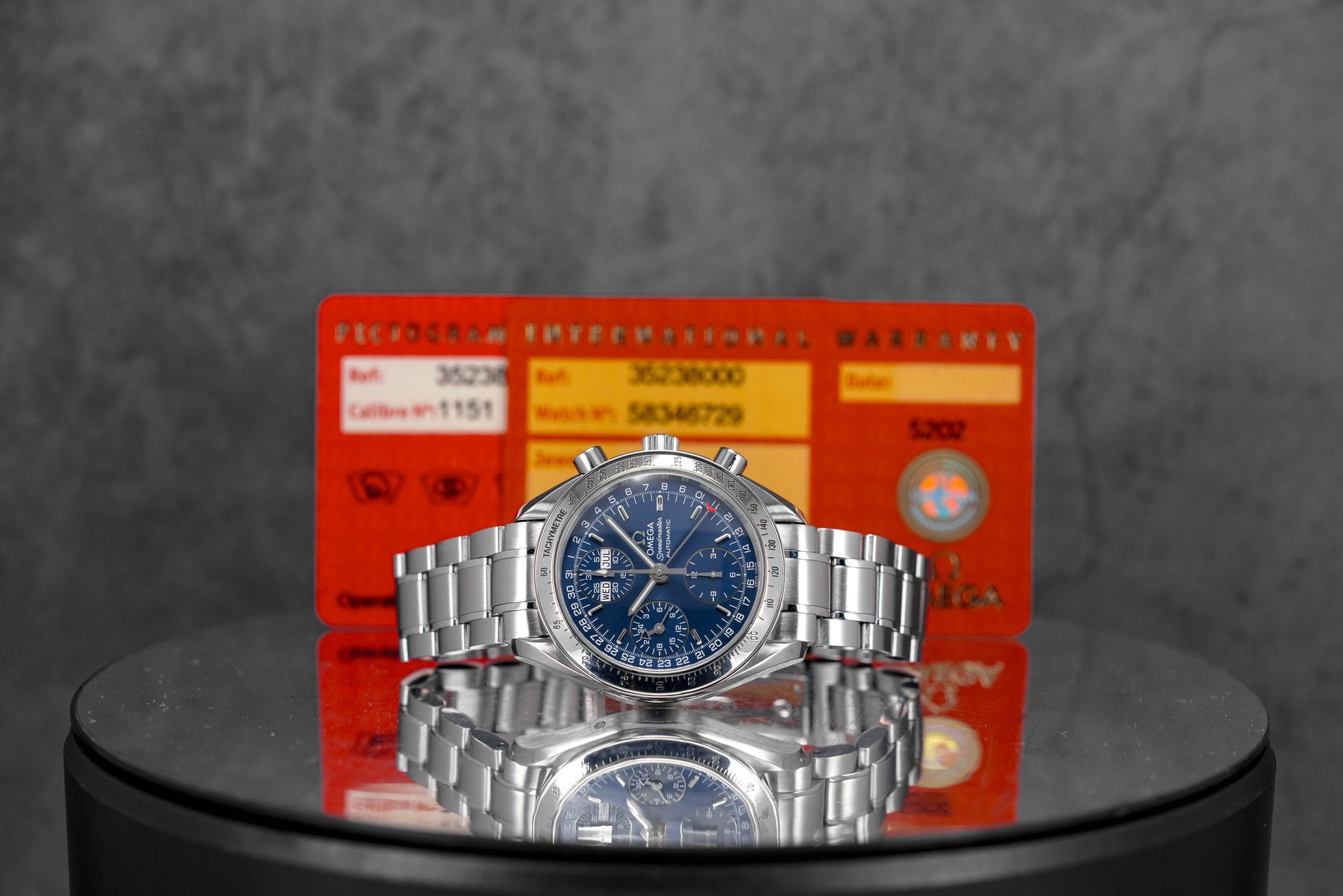 SPEEDMASTER DAY DATE BLUE DIAL (UNDATED)