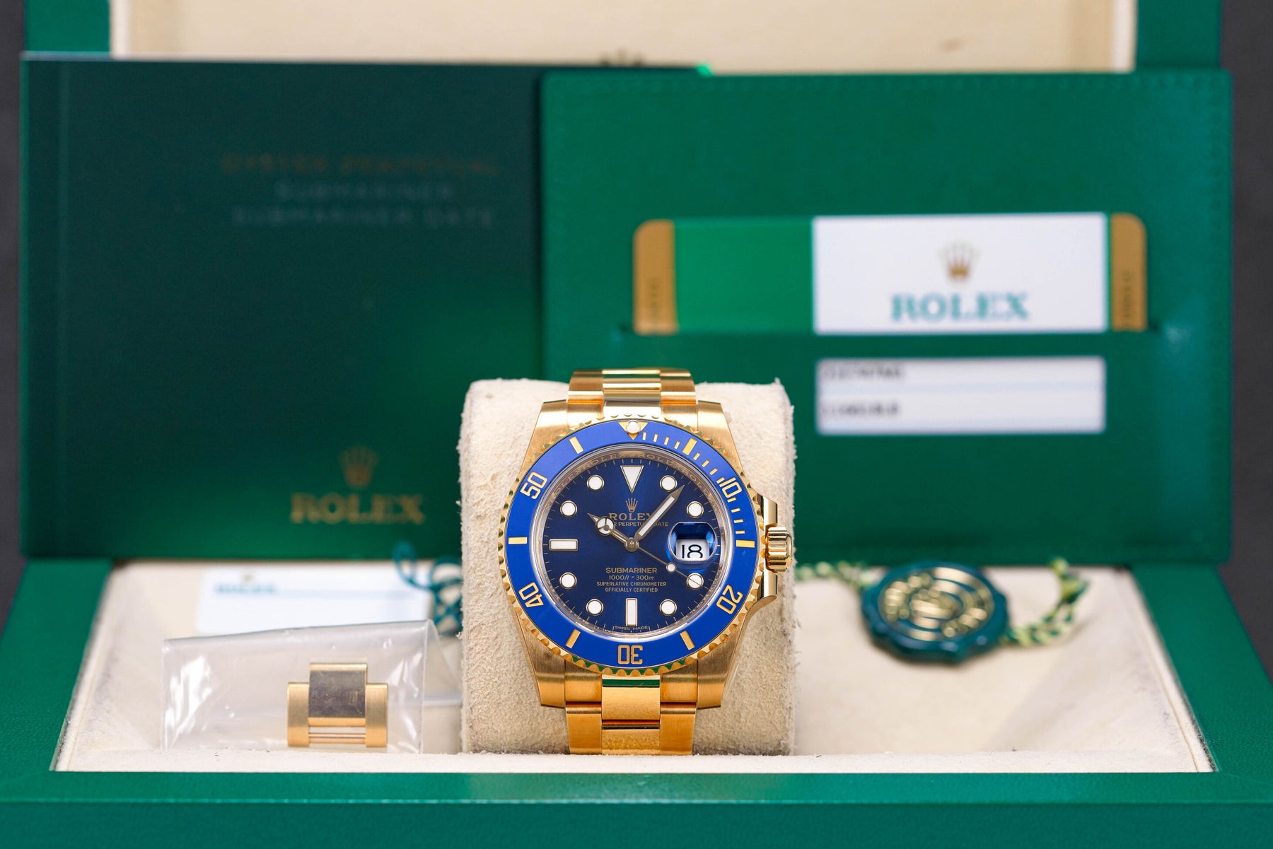 Rolex Submariner Date 116618LB Yellowgold