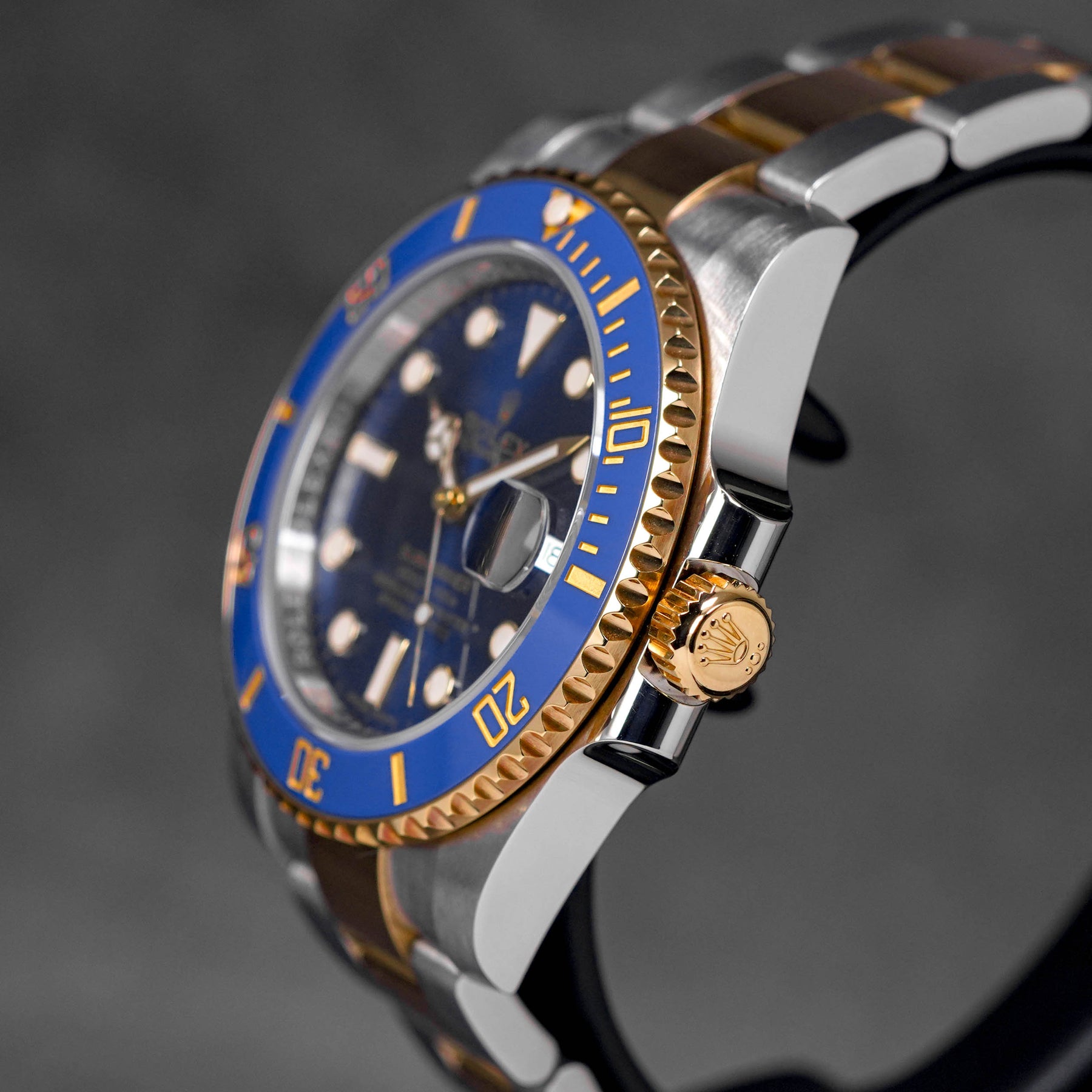 SUBMARINER DATE 40MM TWOTONE YELLOWGOLD BLUE DIAL (2018)