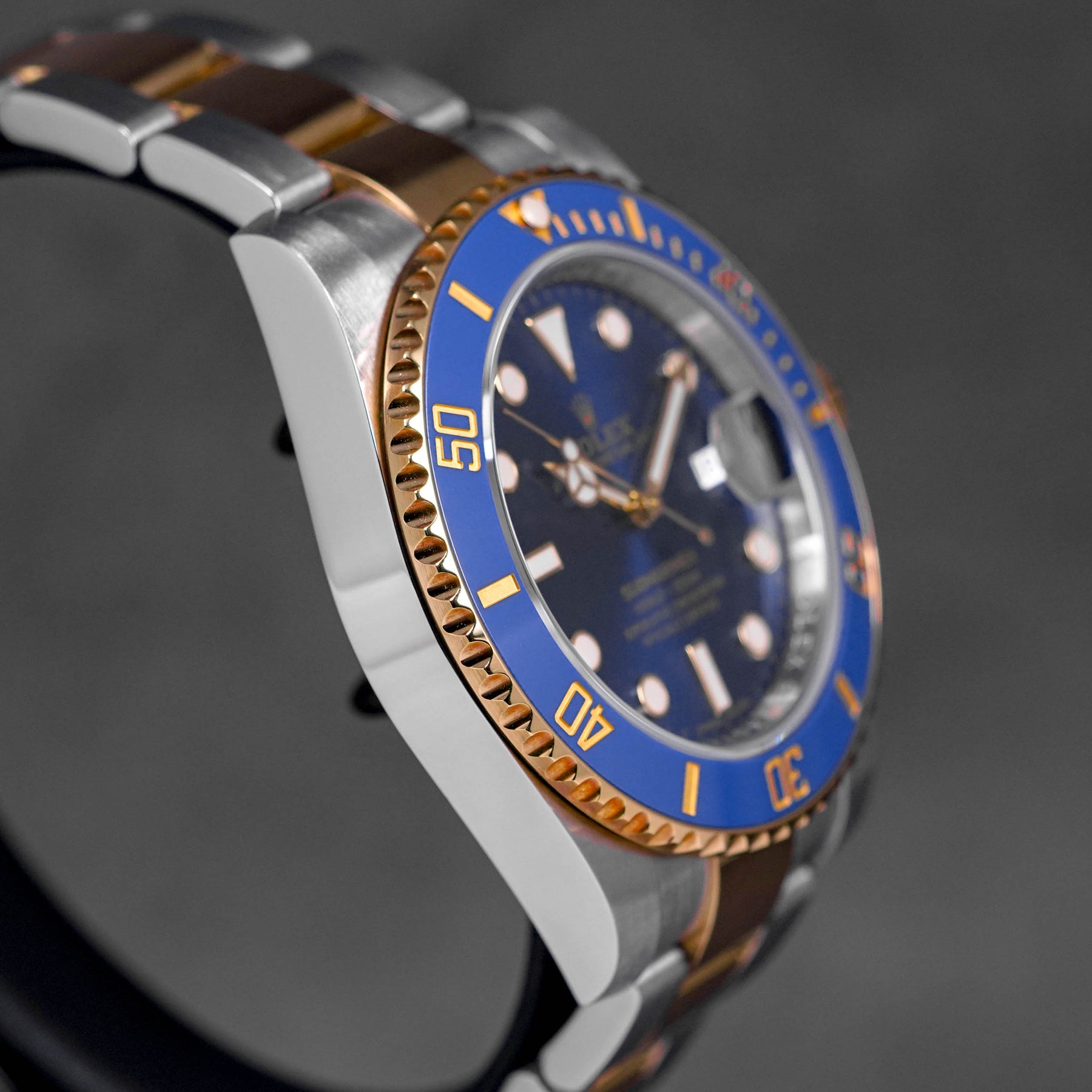 SUBMARINER DATE 40MM TWOTONE YELLOWGOLD BLUE DIAL (2018)