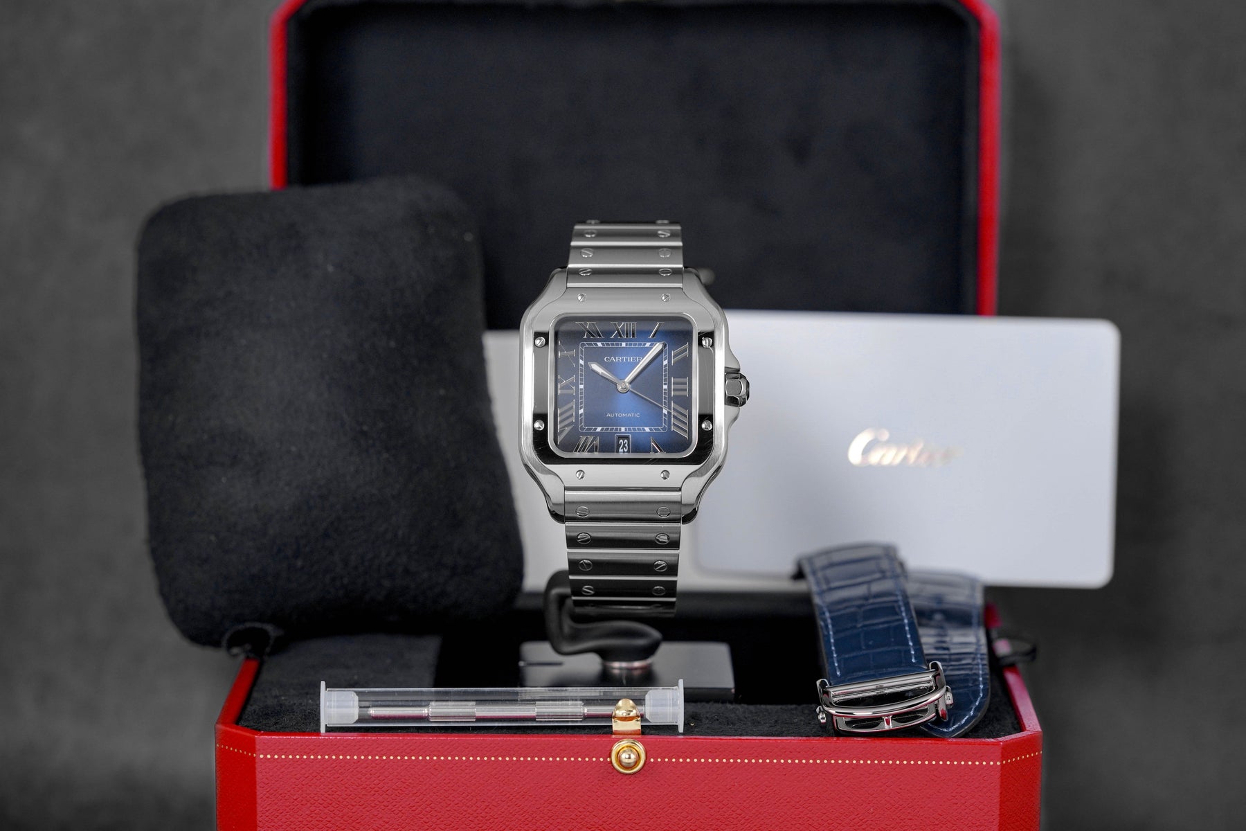 Harga Santos De Cartier L Blue