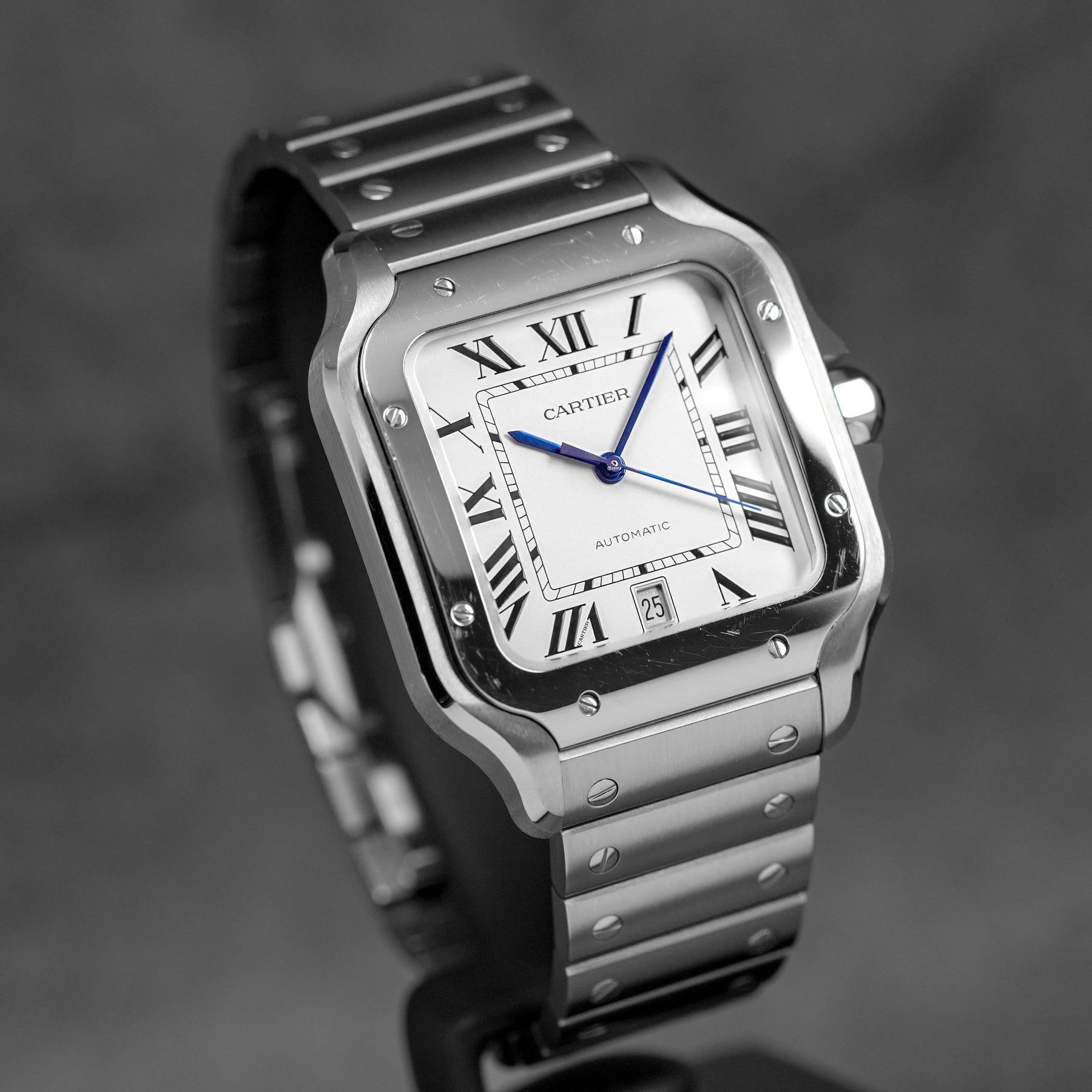 Harga Santos De Cartier L Silver
