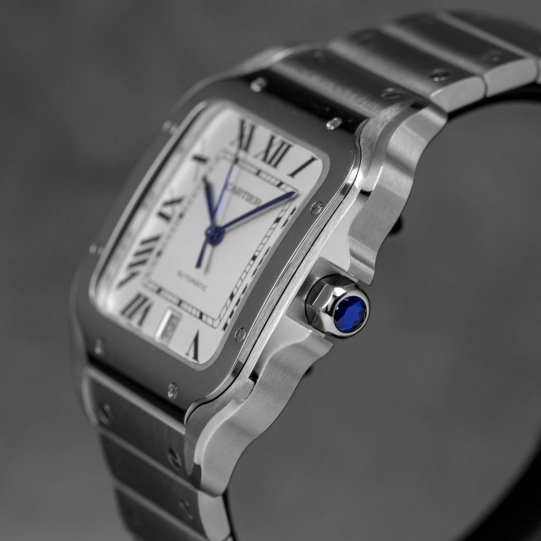 Harga Santos De Cartier L Silver