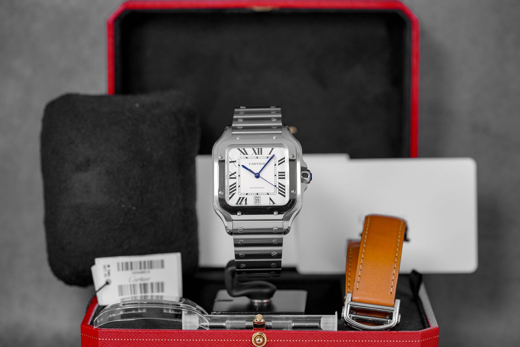 Harga Santos De Cartier L Silver