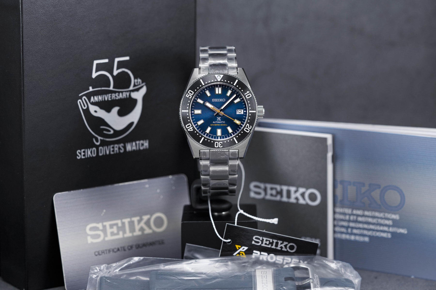 PROSPEX DIVER '1965 DIVE 55TH ANNIVERSARY' BLUE DIAL LIMITED EDITION (2020)