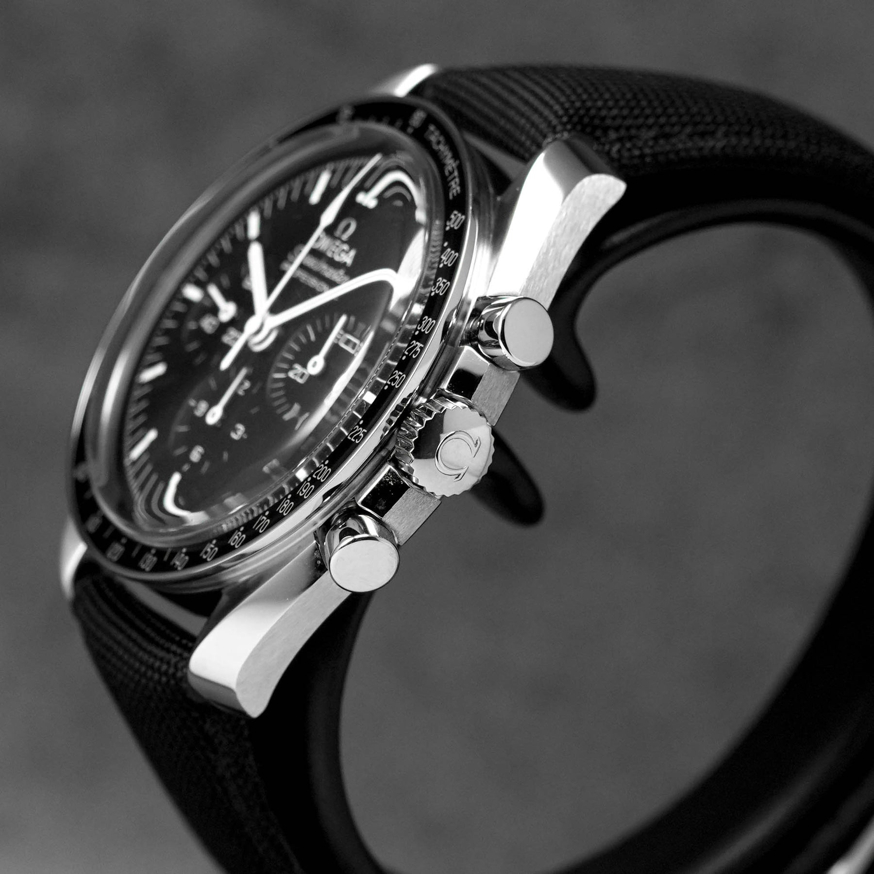 Speedmaster Hesalite Canvas Strap