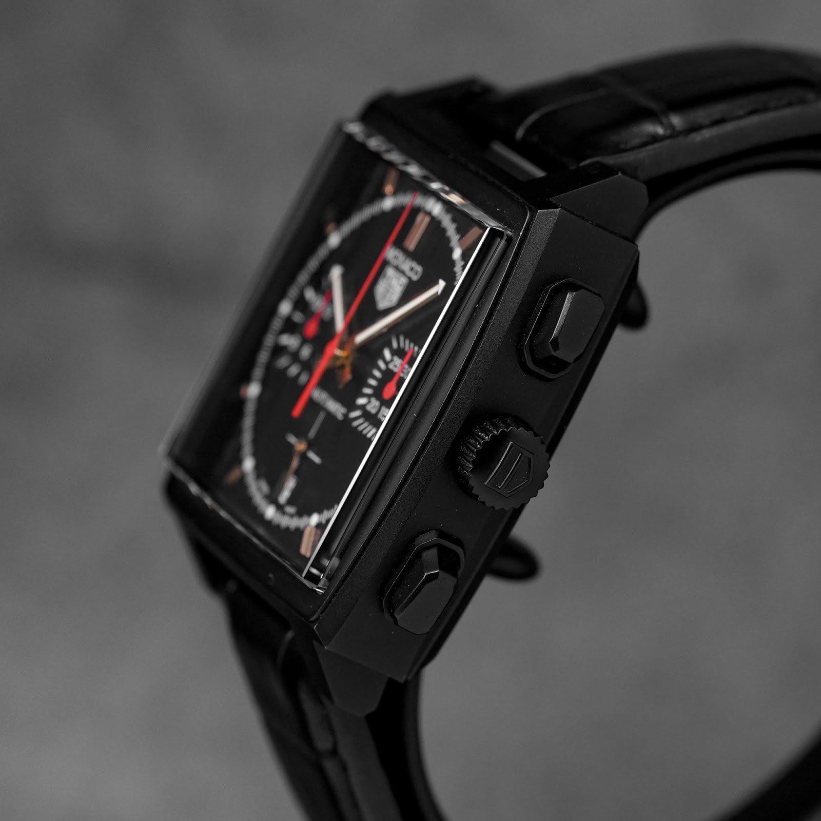 MONACO CHRONOGRAPH 'DARK LORD' TITANIUM BLACK DLC (2023)