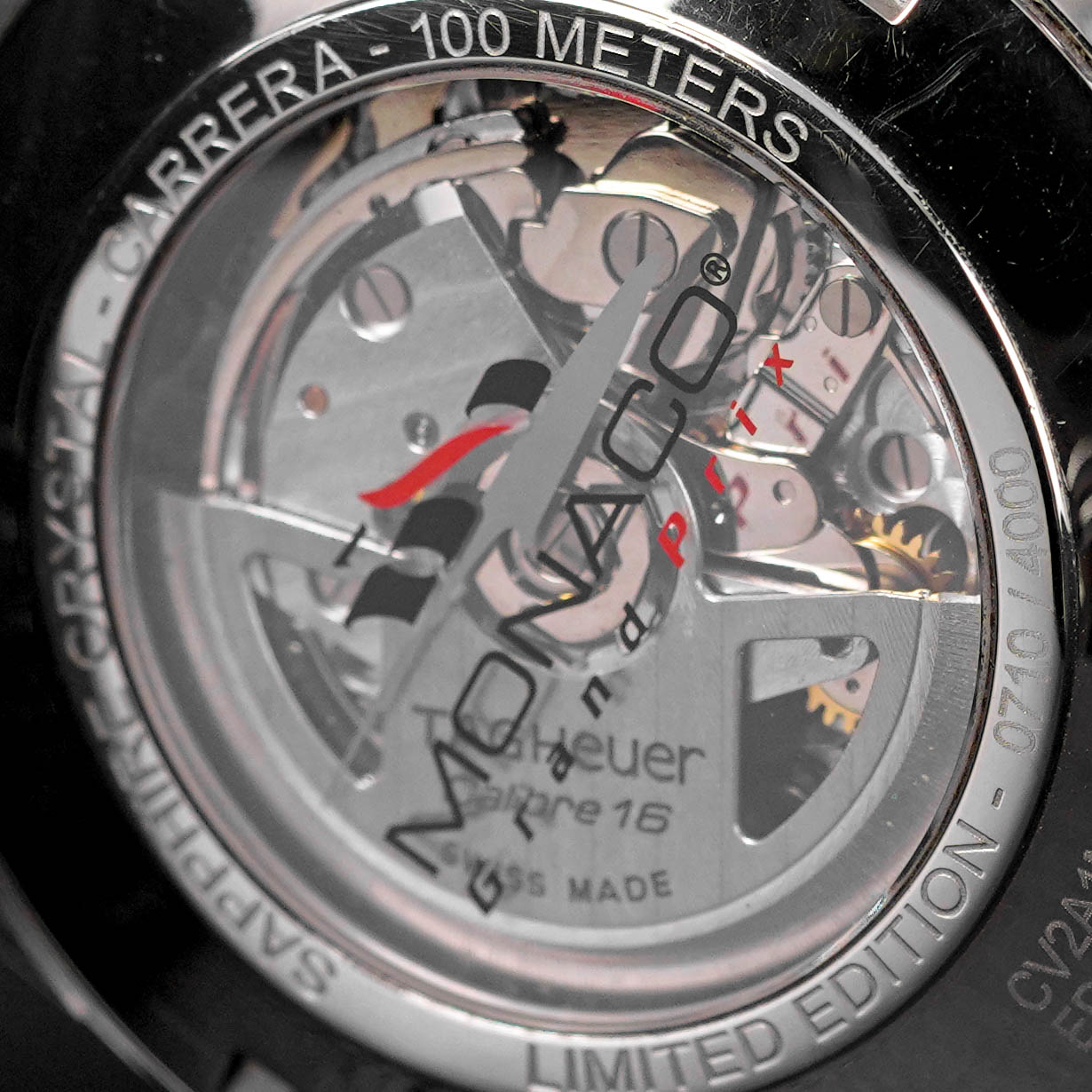 CARRERA CHRONOGRAPH CAL 16 'MONACO GRAND PRIX' GREY DIAL LIMITED EDITION (2013)