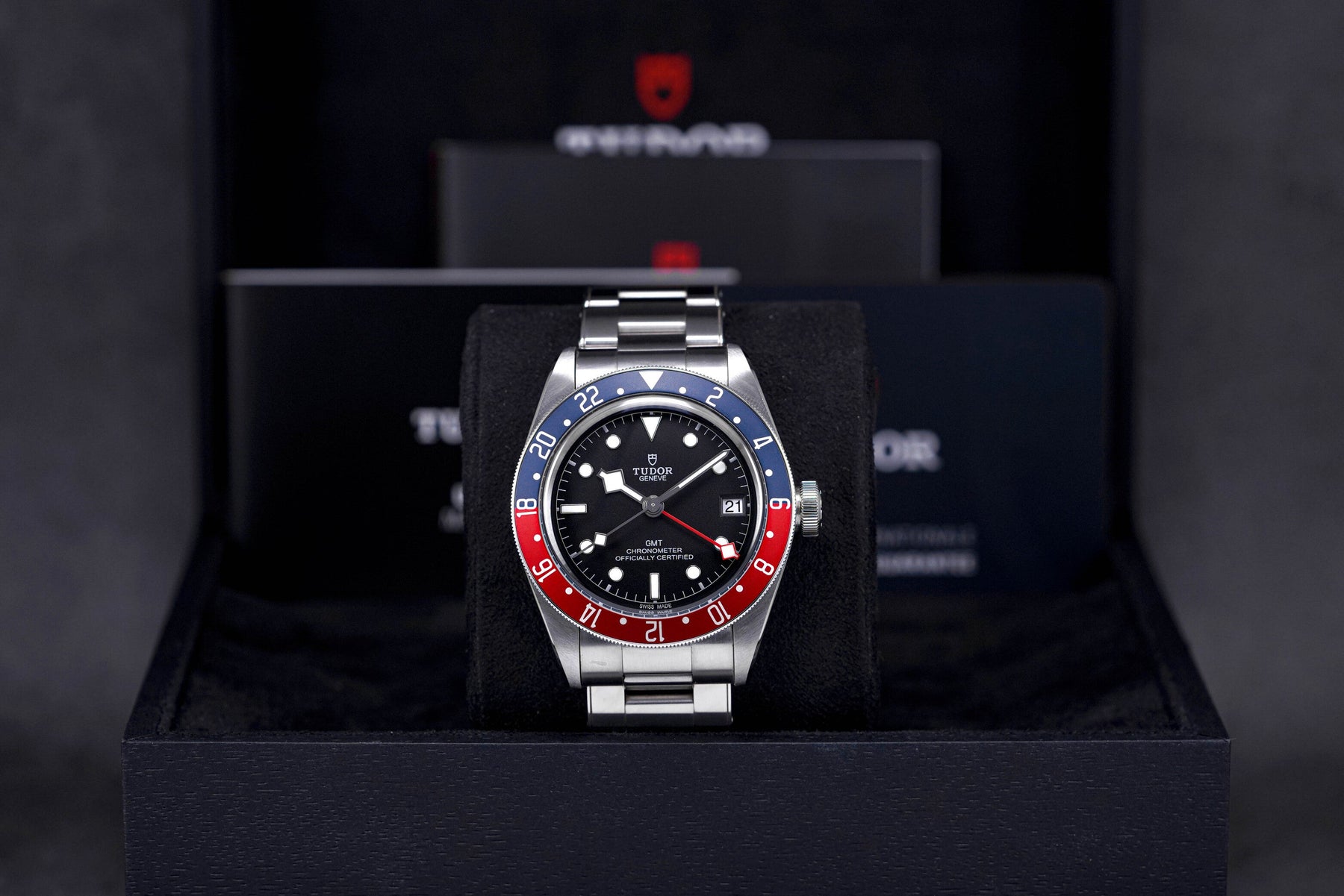BLACK BAY 41 GMT 'PEPSI' BLACK DIAL (2022)