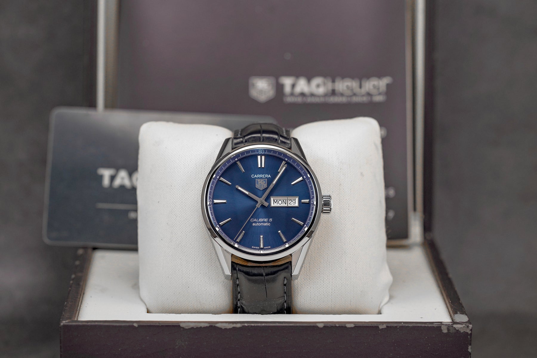 Harga Tag Heuer Carrera Calibre 5 Day-Date Blue