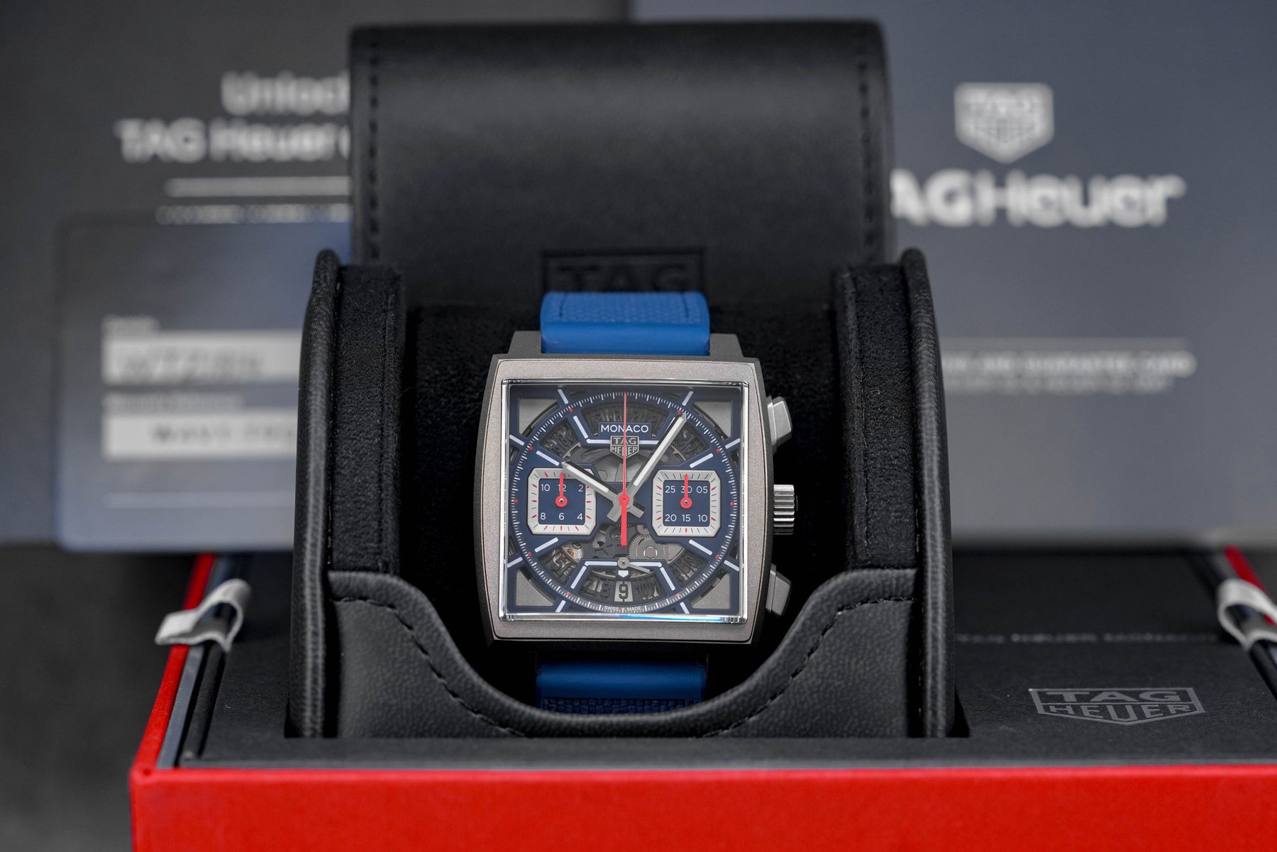 MONACO CHRONOGRAPH TITANIUM SKELETON BLUE DIAL (2024)