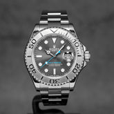 YACHT-MASTER 40MM RHODIUM DIAL PLATINUM BEZEL (2020)