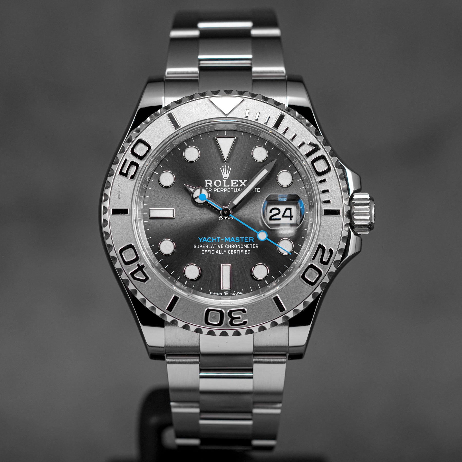 YACHT-MASTER 40MM PLATINUM RHODIUM DIAL (2022)