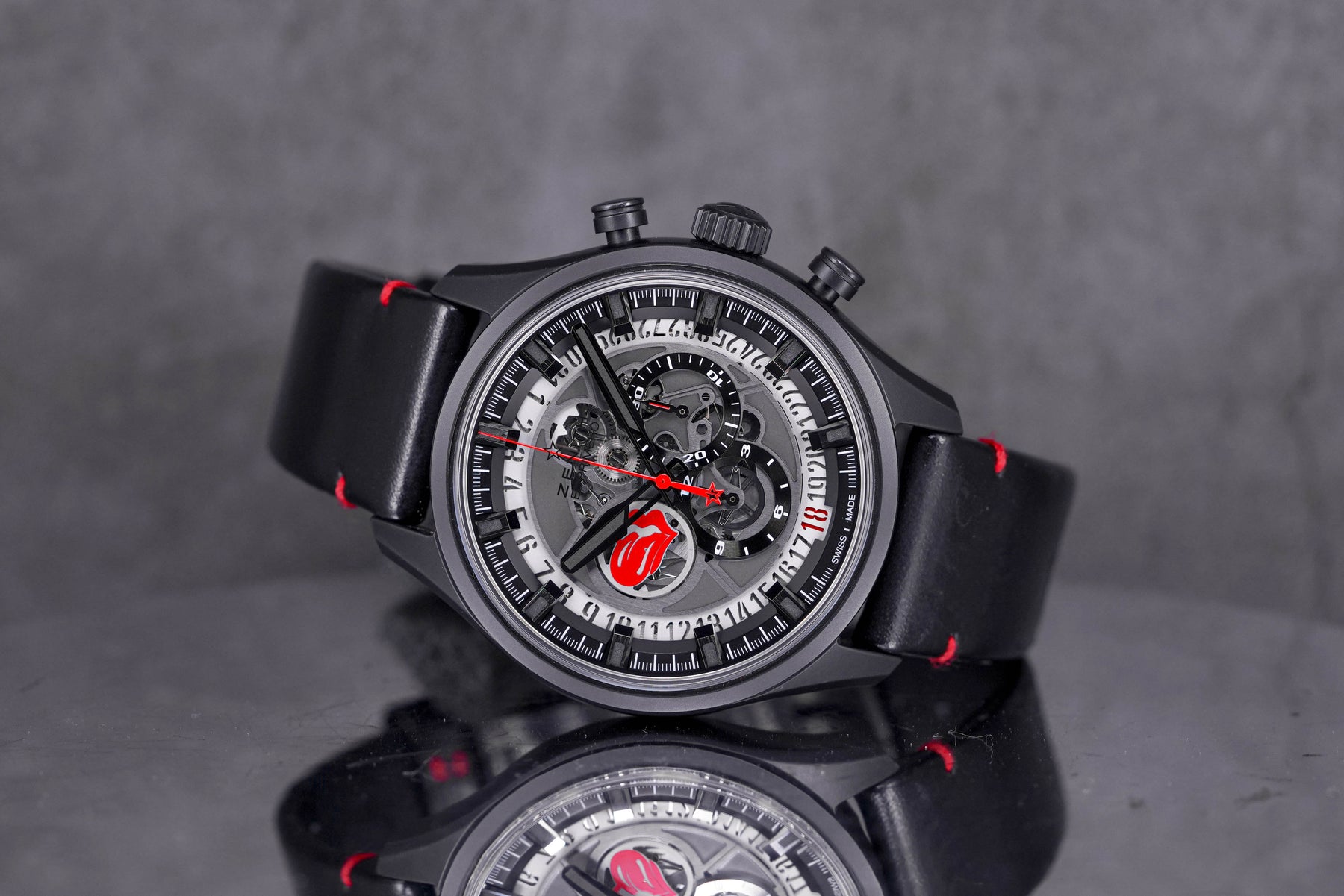 EL PRIMERO SKELETON 'TRIBUTE TO THE ROLLINGSTONES' CERAMIC (WATCH ONLY)